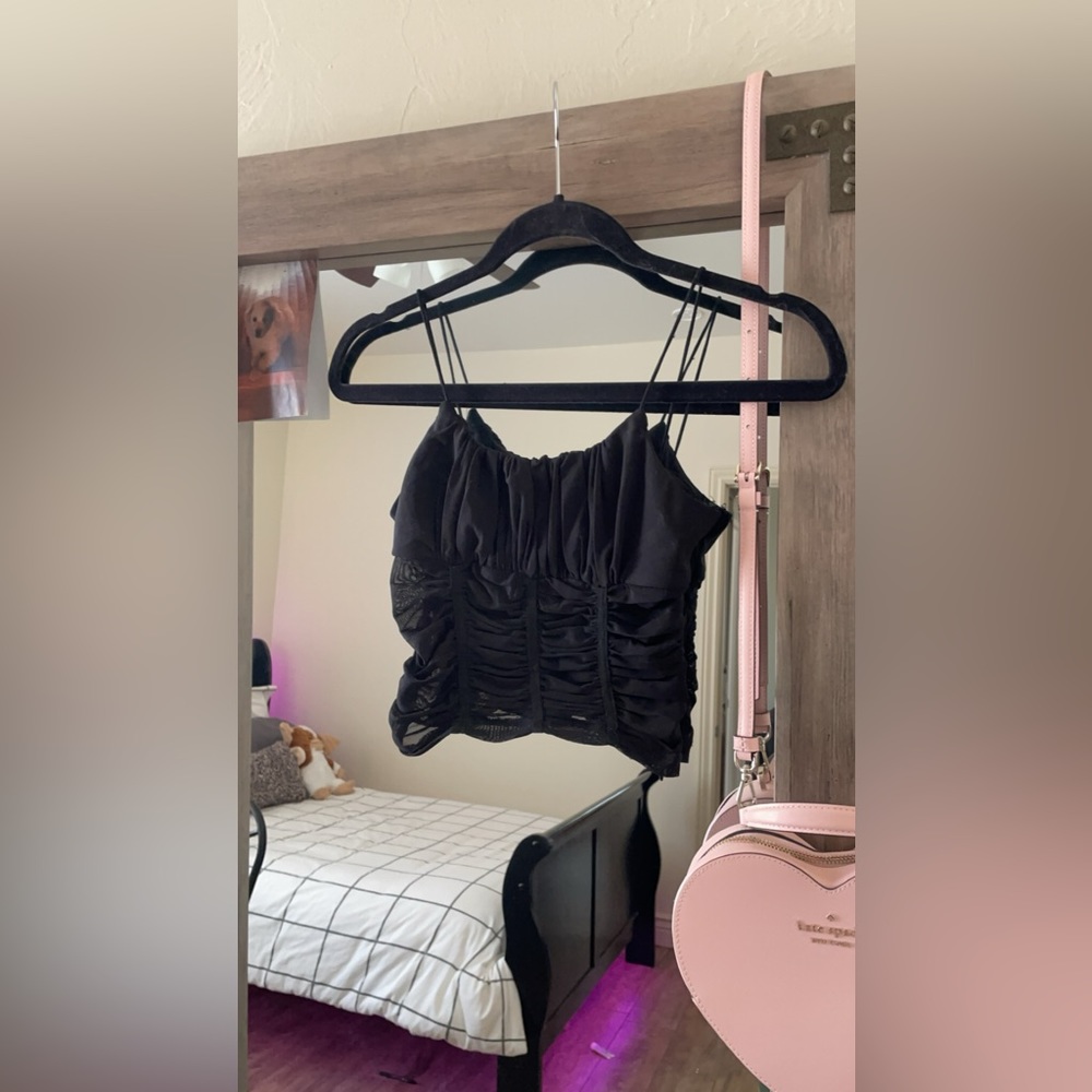 Princess Polly Mesh Corset Tank